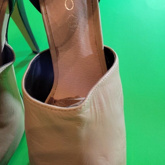 ALDO WOMEN'S LEATHER OPEN TOE ANKLE STRAP SANDAL - Picture 4 of 13